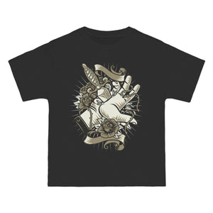 Sacrifice Retro Graphic Tee-INNBLAC Fashion Apparel