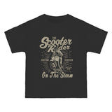 Scooter Rider Retro Graphic Tee-INNBLAC Fashion Apparel