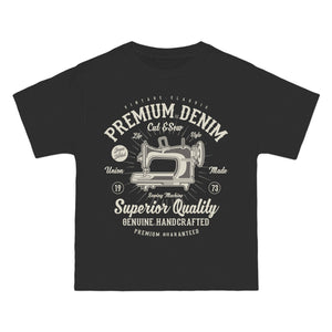 Sewing Machine Graphic T Shirt-INNBLAC Fashion Apparel