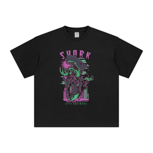 Shark City Punk Graphic Tee-INNBLAC Fashion Apparel