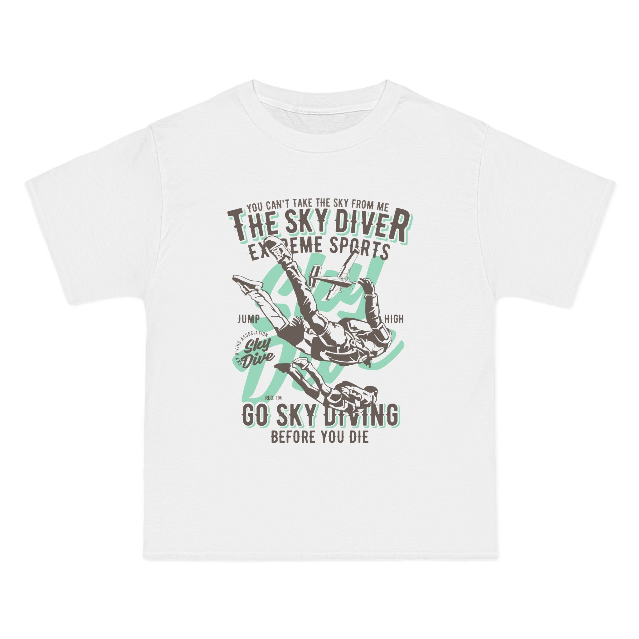 Sky Diver Retro Graphic Tee-INNBLAC Fashion Apparel