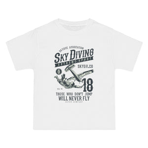 Sky Diving Retro Graphic Tee-INNBLAC Fashion Apparel