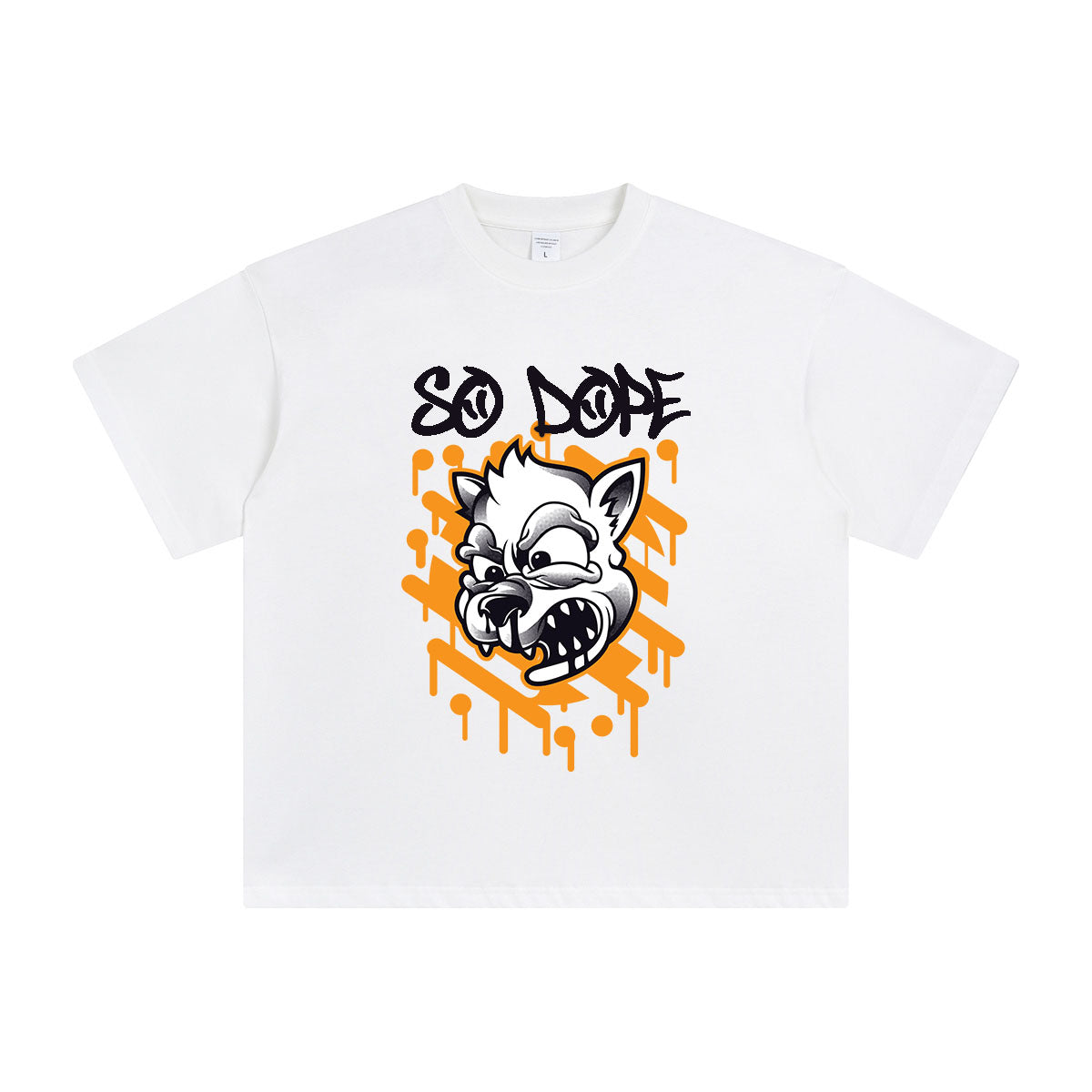 So Dope Cartoon Graphic Tee-INNBLAC Fashion Apparel