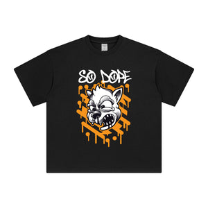 So Dope Cartoon Graphic Tee-INNBLAC Fashion Apparel