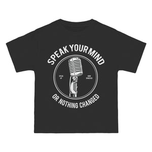 Speak Your Mind Graphic Tee-INNBLAC Fashion Apparel