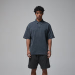 Stone Wash Heavy Collar T Shirt 7.5oz-INNBLAC Fashion Apparel