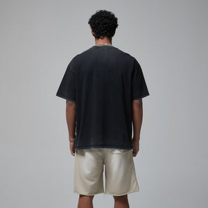 Stone Wash Heavyweight Faded Tee 8oz-INNBLAC Fashion Apparel