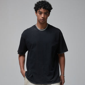 Stone Wash Heavyweight Faded Tee 8oz-INNBLAC Fashion Apparel