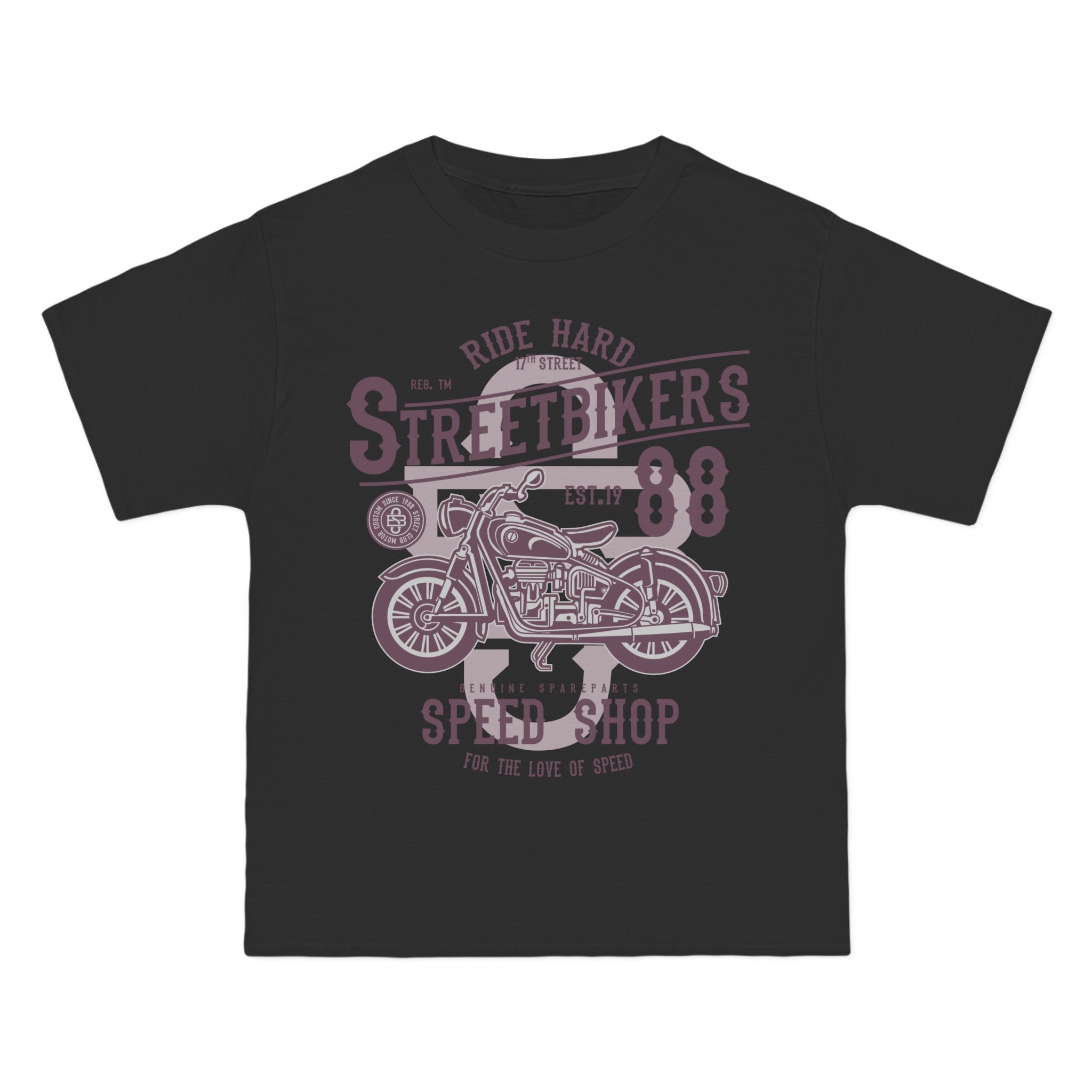 Street Bikers Retro Graphic Tee-INNBLAC Fashion Apparel