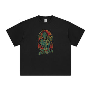 Super Spartan Streetwear Graphic Tee-INNBLAC Fashion Apparel