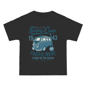 Surfing Camp Graphic T Shirt-INNBLAC Fashion Apparel