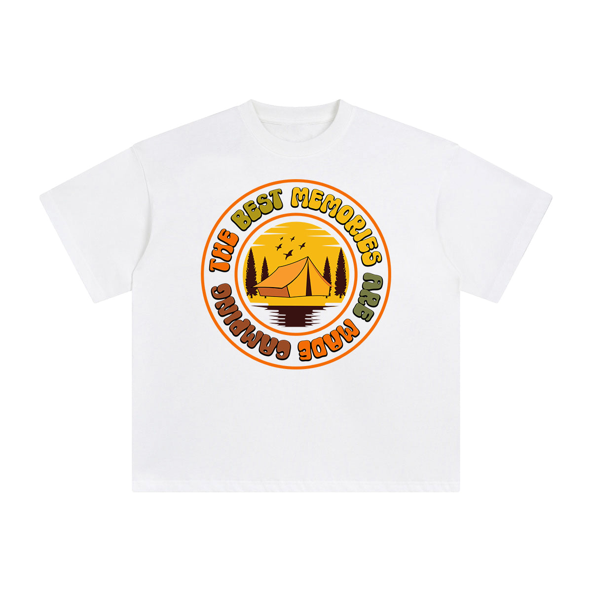The Best Memories Are Made Camping Graphic Tee