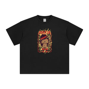 The Mafia Chimpanzees Graphic Tee-INNBLAC Fashion Apparel