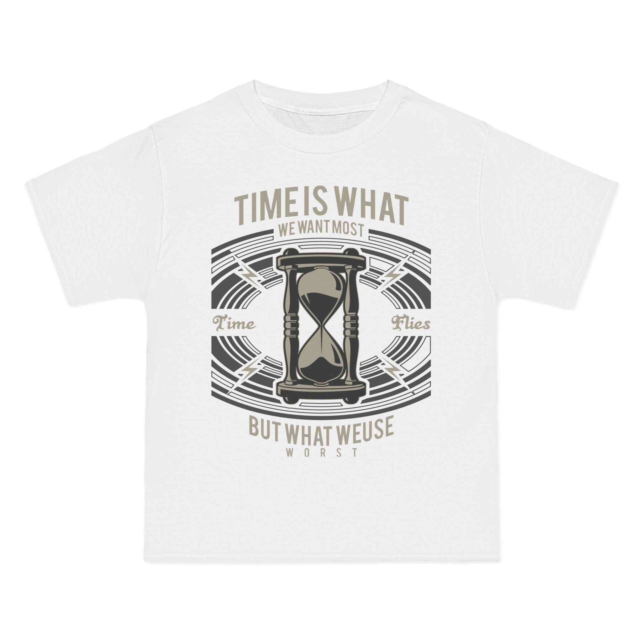 Time Hourglass Graphic T Shirt-INNBLAC Fashion Apparel