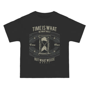 Time Hourglass Graphic T Shirt-INNBLAC Fashion Apparel