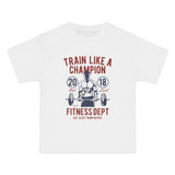 Train Like A Champion Graphic Tee-INNBLAC Fashion Apparel