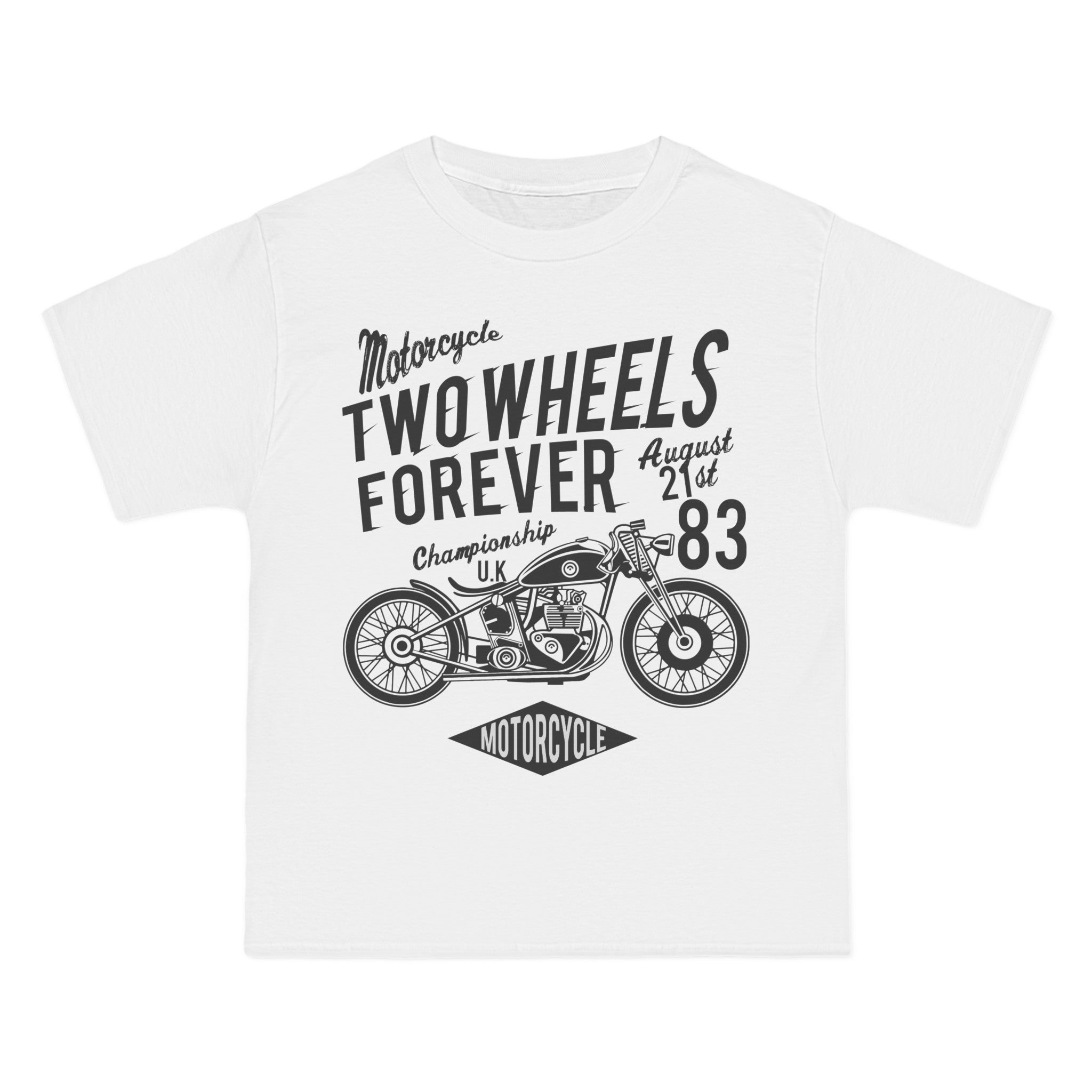 Two Wheels Forever Graphic Tee-INNBLAC Fashion Apparel