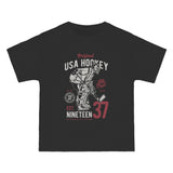 USA Hockey Retro Graphic Tee-INNBLAC Fashion Apparel