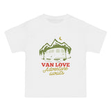 VAN LOVE Cartoon Graphic Tee-INNBLAC Fashion Apparel