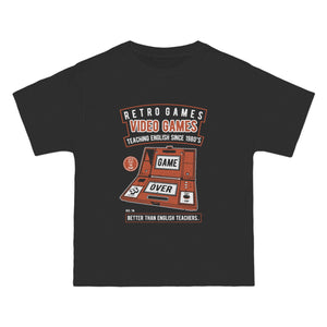 Video Games Retro Graphic Tee-INNBLAC Fashion Apparel