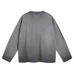 Women's Vintage Wash Distressed Sweatshirt-INNBLAC Fashion Apparel
