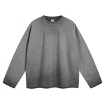 Women's Vintage Wash Distressed Sweatshirt-INNBLAC Fashion Apparel