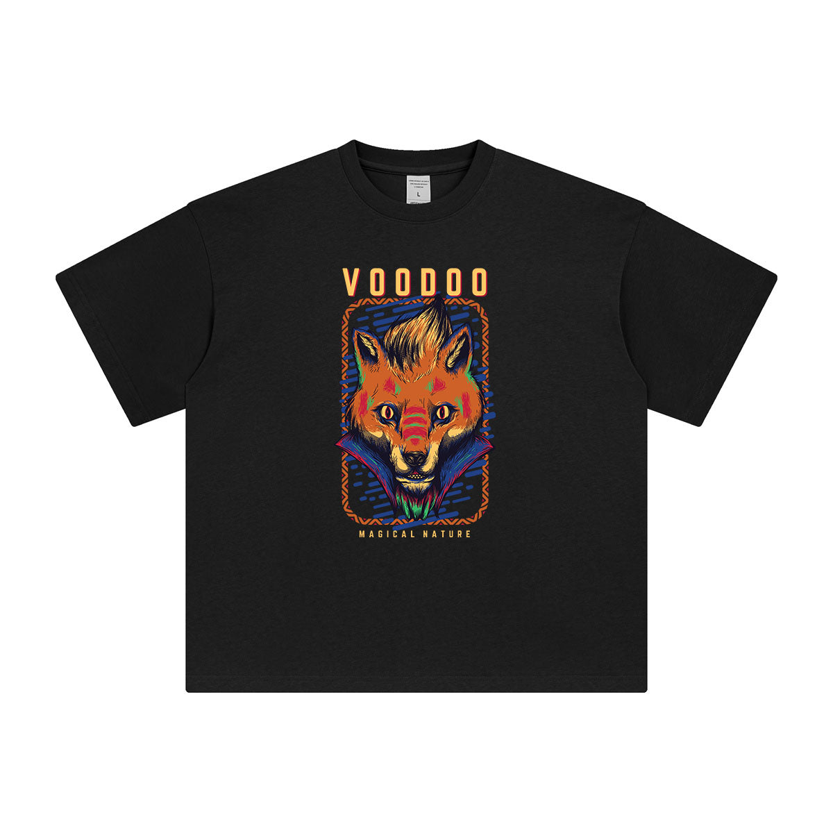 Voodoo Fox Streetwear Graphic Tee-INNBLAC Fashion Apparel