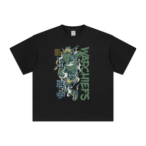 Warchiefs Japanese Kanji Graphic Tee-INNBLAC Fashion Apparel