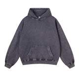 Women's Washed Distressed Thick Hoodie-INNBLAC Fashion Apparel