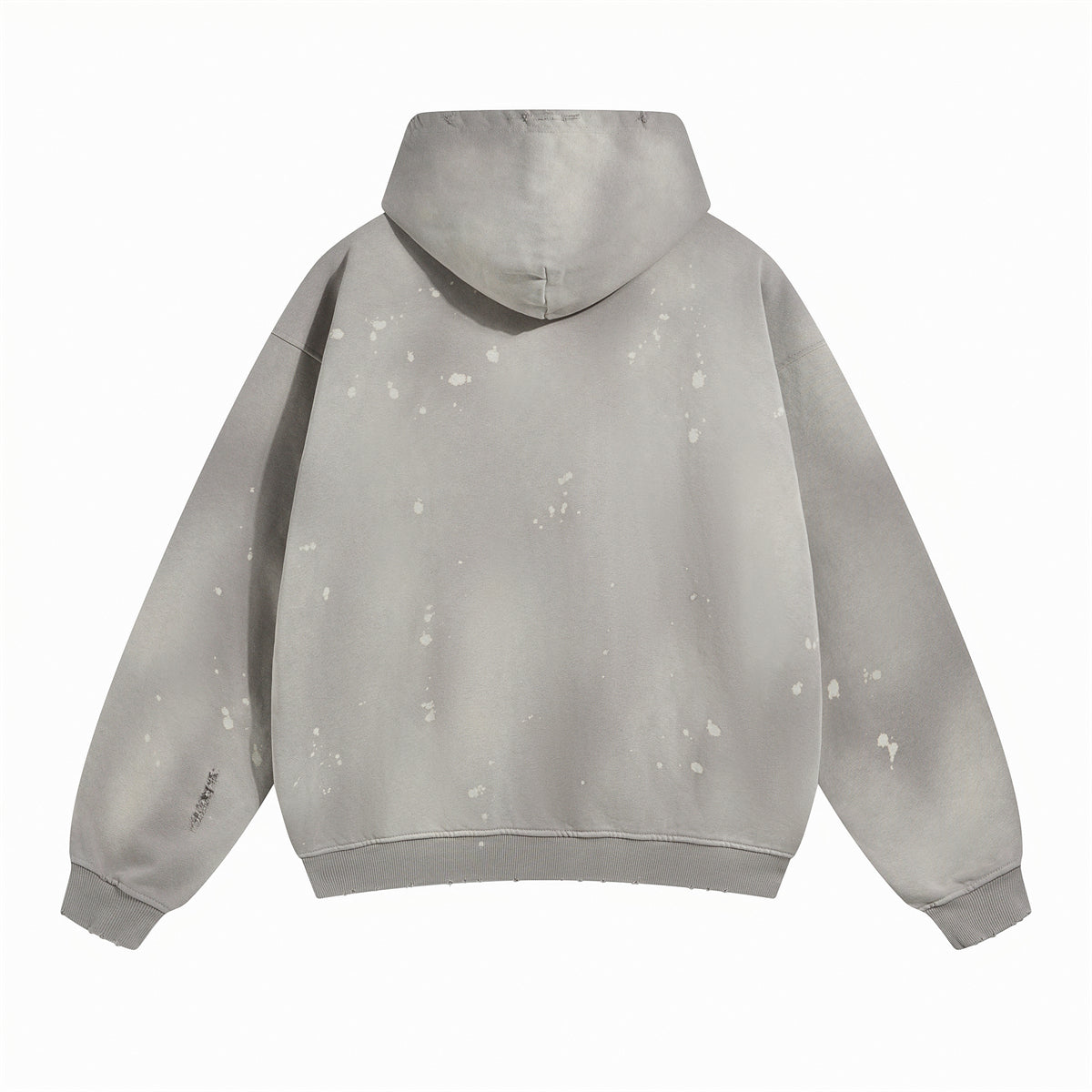 Women's Acid Wash Faded Ripped Hoodie-INNBLAC Fashion Apparel