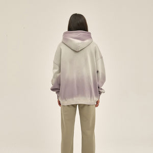 Women's Washed Ripped Kangaroo Pocket Hoodie-INNBLAC Fashion Apparel