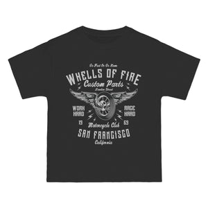 Wheels Of Fire Graphic Tee-INNBLAC Fashion Apparel