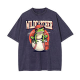 Wild Catcher Frog Graphic Tee-INNBLAC Fashion Apparel