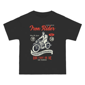 lron Rider Graphic T Shirt-INNBLAC Fashion Apparel