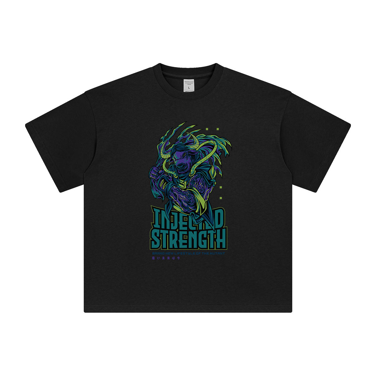 Injected Strength Buffalo Graphic Tee-INNBLAC Fashion Apparel