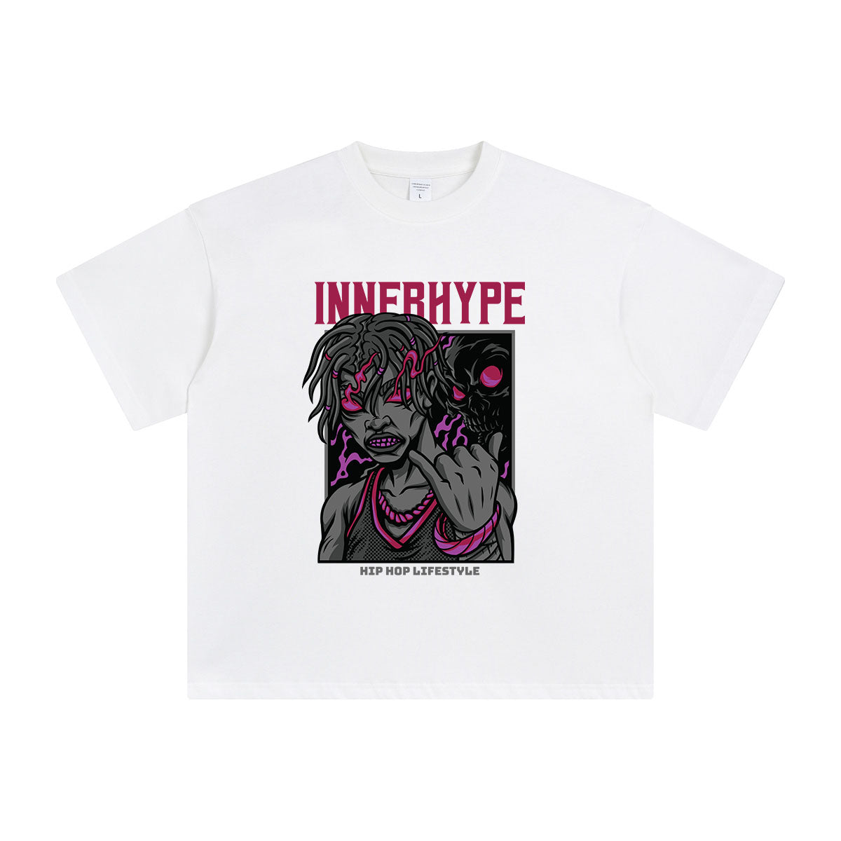 Inner Hype Hip Hop Graphic Streetwear-INNBLAC Fashion Apparel