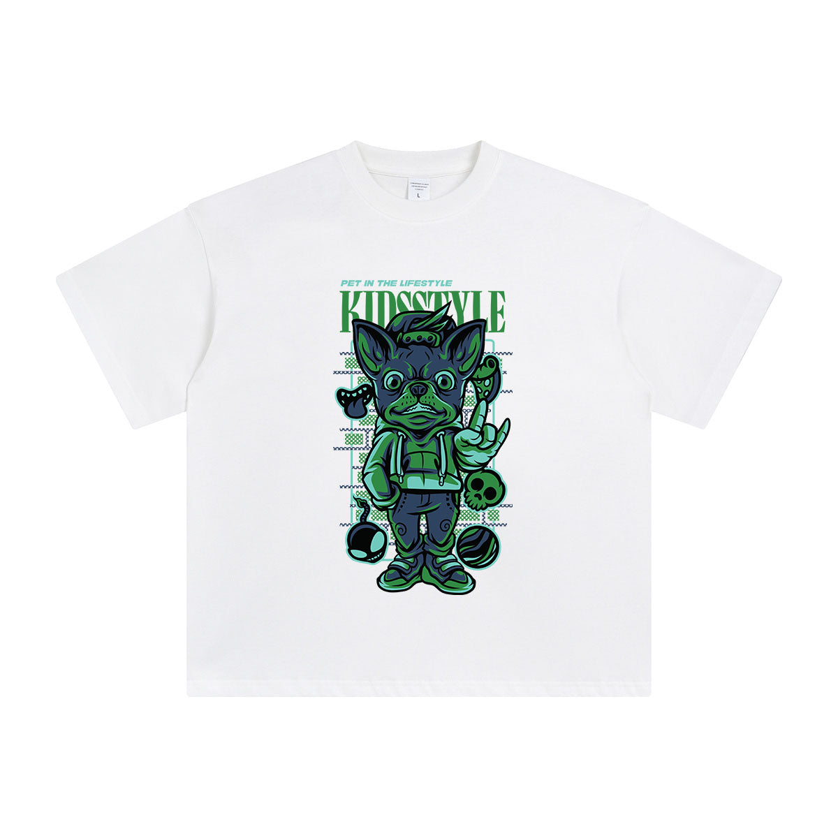 KIDSSTYLE Hip Hop Graphic T Shirt-INNBLAC Fashion Apparel