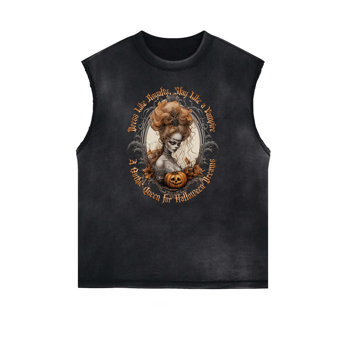 Gothic Style Graphic Muscle Tank