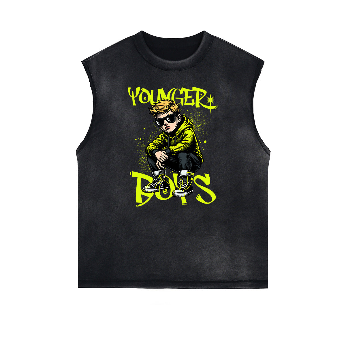 Frayed Street Fashion Graphic Tank