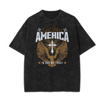 Washed Gods & Faith Graphic Cotton Tee