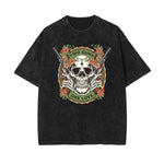 Washed Floral Graphic Cotton Tee