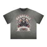 Thick Faded Floral Graphic T Shirt