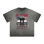 Thick Faded Retro Revival Graphic T Shirt