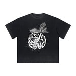 Heavy Fade Bold Typography T-Shirt