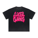 Heavy Fade Bold Typography T-Shirt
