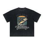 Heavy Fade Bold Typography T-Shirt