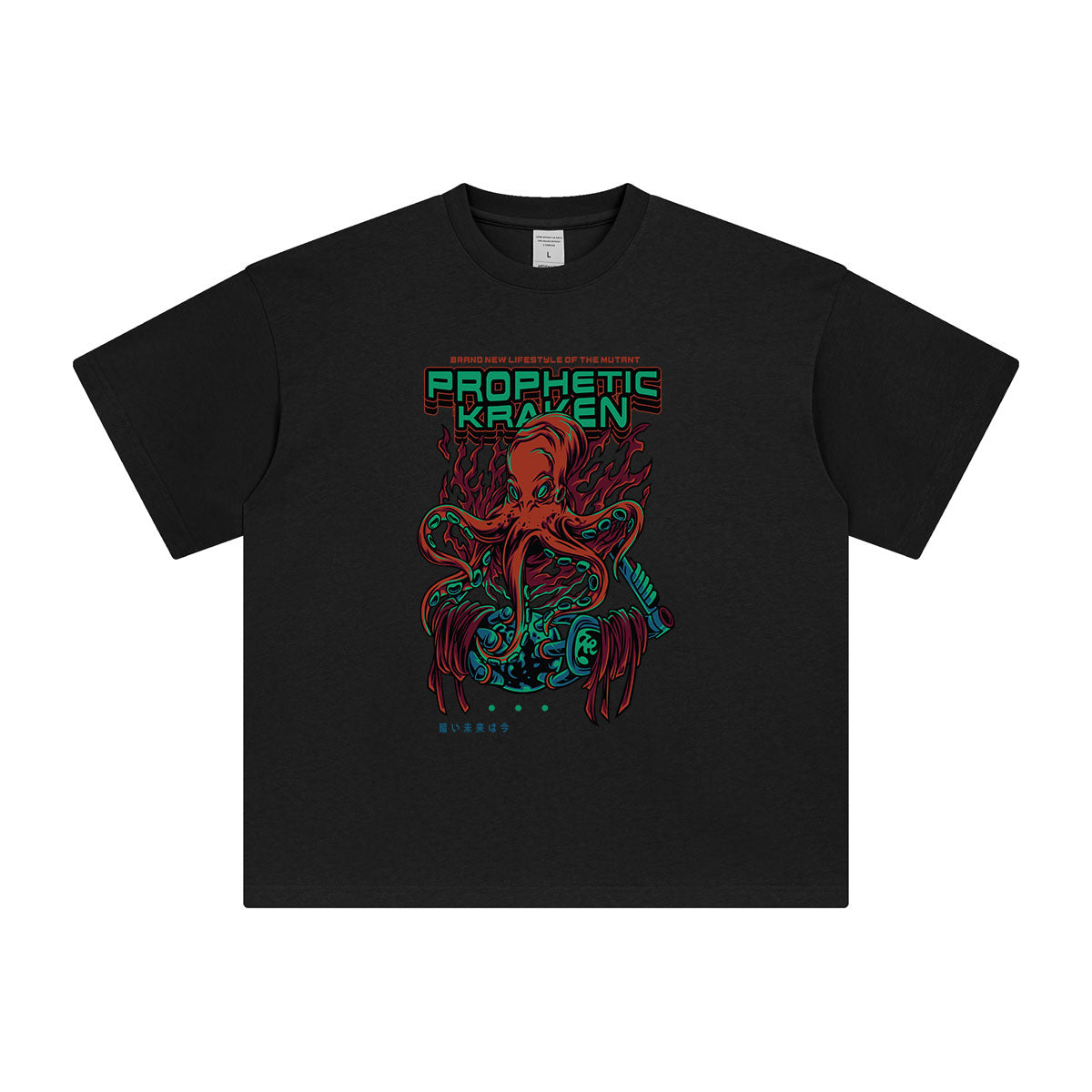 Kraken Mutant Vibrant Graphic Tee-INNBLAC Fashion Apparel