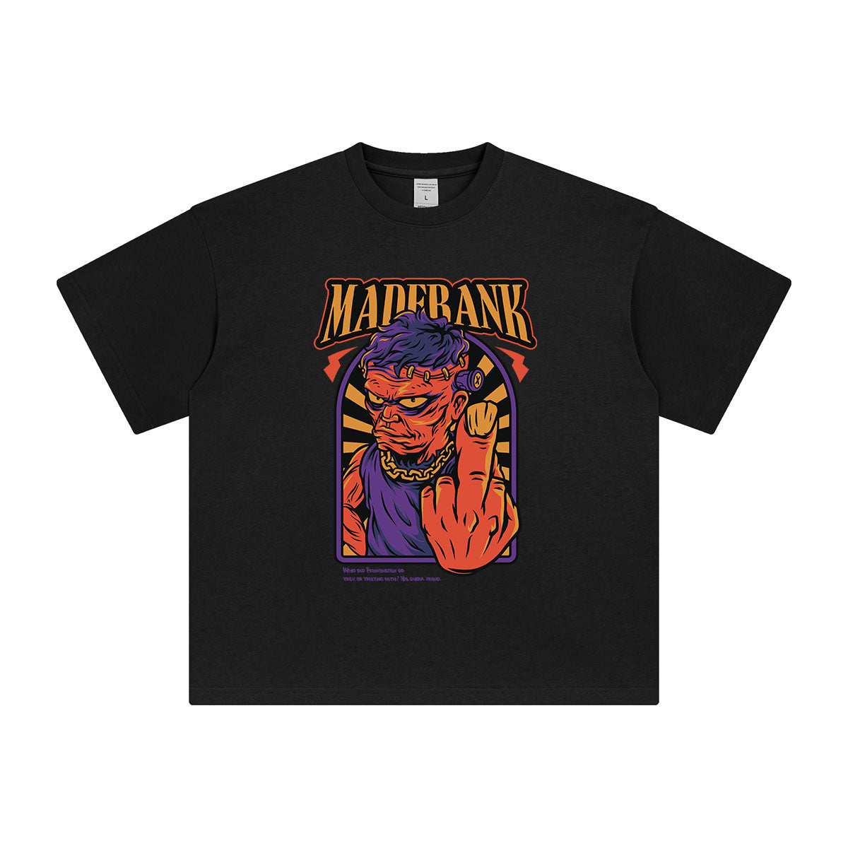 MADFRANK Hip Hop Graphic Tee-INNBLAC Fashion Apparel