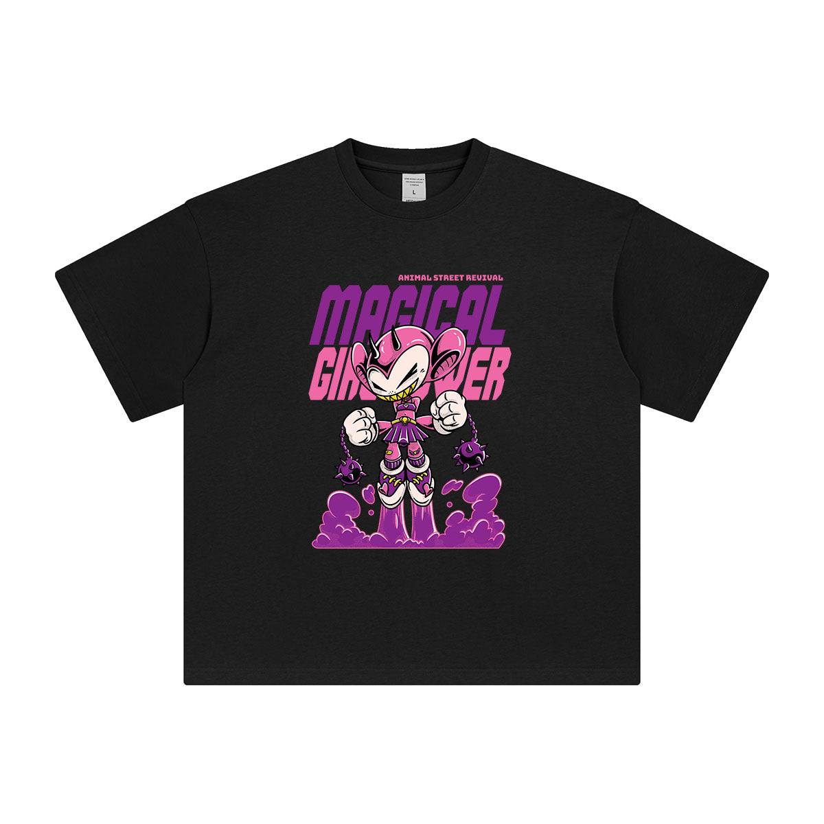 Magical Girl Teenage Streetwear T Shirt-INNBLAC Fashion Apparel