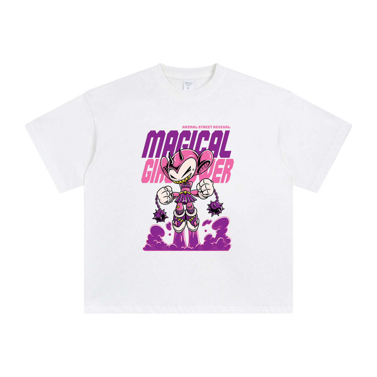 Magical Girl Teenage Streetwear T Shirt-INNBLAC Fashion Apparel